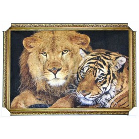 Лев і тигриця (110*77см.)