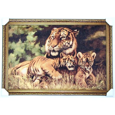 Тигриця з тигринятами (111*77см.)