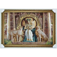 Гобіленова картина Клеопатра та два гепарди