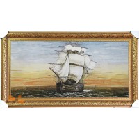 Гобіленова картина Корабель на вітрилах