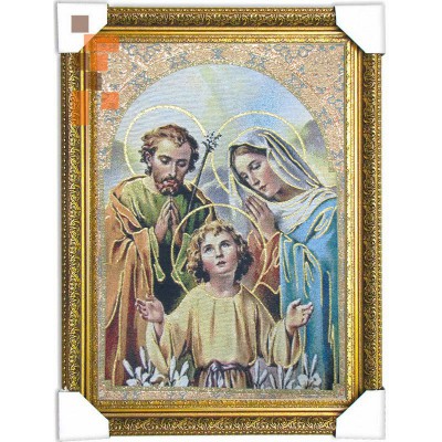 Гобеленова ікона- картина Свята родина 46х36 см