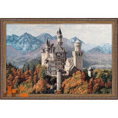 картина гобеленова замок Нойшванштайн 111х78см