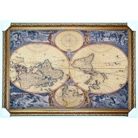 Карта світу старовинна (117*79 см.)
