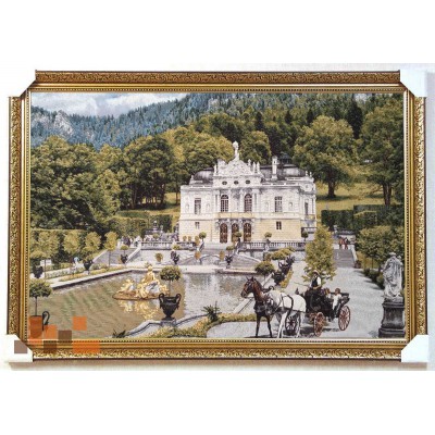 Гобеленова картина Білий замок 106х79 см.