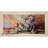 Гобеленова картина Квітковий натюрморт 88х47см