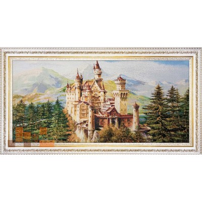 Гобеленова картина Середньовічний палац 88х47см