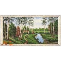Гобеленова картина Природа за селом125х65см