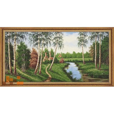 Гобеленова картина Природа за селом125х65см