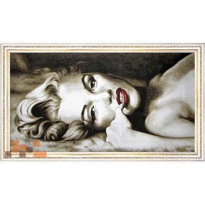 Картина гобеленова в рамі Мерілін Монро 137х80см