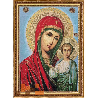 Божа матір Володимирська з люрексом 36х47см