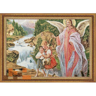 Гобеленова картина Ангел захисник дітей 47х36 см.