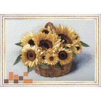 Гобеленова картина Сонячні квіти 53х38см